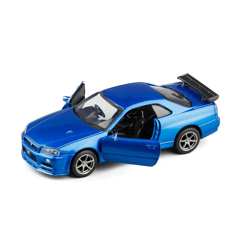 R34 Metal Racer - Alloy Replica Toy Car