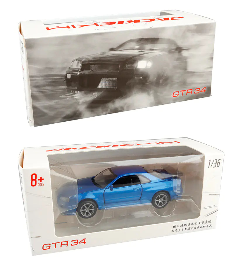 R34 Metal Racer - Alloy Replica Toy Car