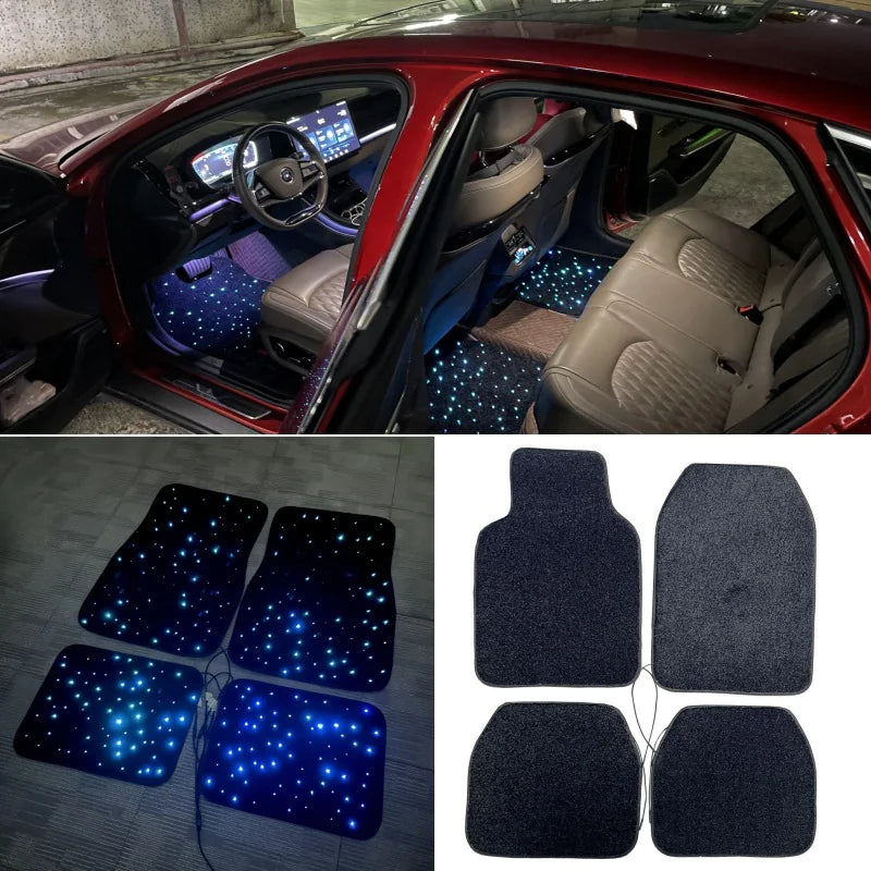 Floral Glow Car Mat