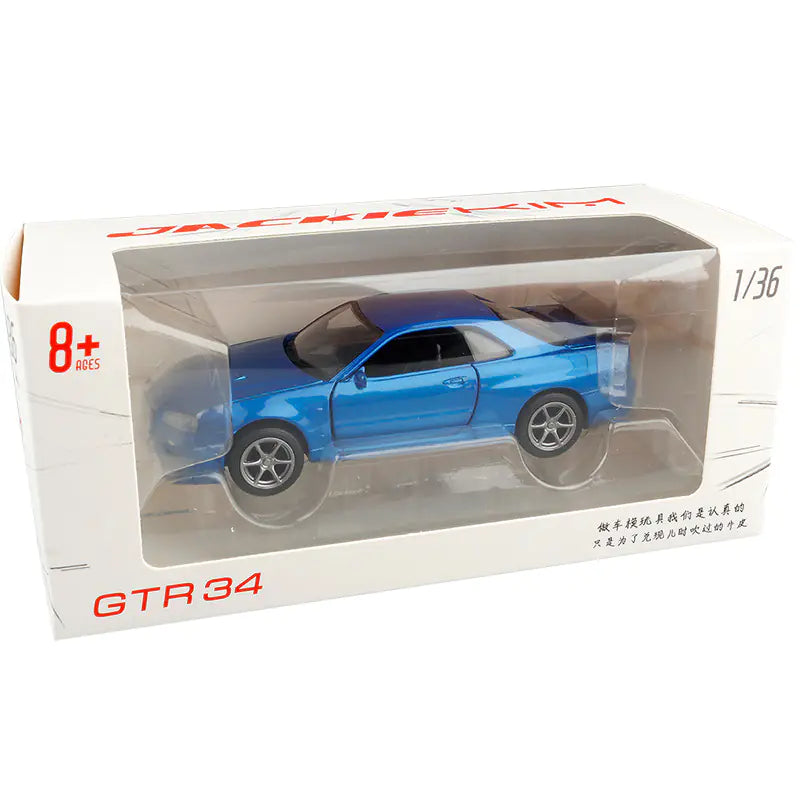 R34 Metal Racer - Alloy Replica Toy Car